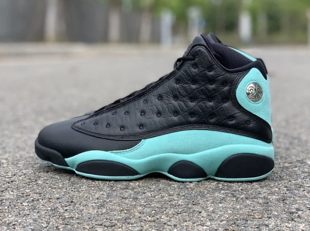 Jordan 13 Retro 414571-030 Black Air Island Green 0715
